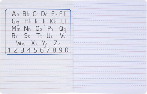 Mintra Primary Composition Notebook, Full Sheet, 4 Pack, Assorted Designs