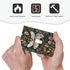 HTSAHKV 3 5 Inch Moody Floral Dragonfly Wall Plate Light Switch Cover Single Gang Outlet Faceplate Print Plate Cover X