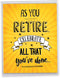 NobleWorks As You Retire Humor Retirement Card with Envelope, Business Teacher Coworker, Big 8.5 x 11 Inch