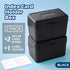 Olivo 3x5 3"x5" 2 Pack Index Card Holder Box Flash Note Card Holder Storage File Box Organizer Case for Cards, Black