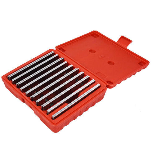 kimllier 10 Pairs 1/8 x 6 Inch Steel Parallel Set, High Accuracy Gage Gauge Block Machinist Tool Set