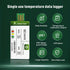 Freshliance USB Temperature Data Logger Recorder, High Accuracy, 180 Days Single Use Cold Chain