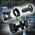 120Pcs M6 x 16mm Rack Mount Cage Nuts, Screws, Washers, and Self-Locking Cable Ties for Server Cabinets