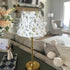 6x10x7.5inch TOOTO STAR Floral Print Small Lampshade, Pleated lamp shade for table & bedside lamps, Floor Lamps