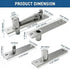 360 TamBee Door Pivot Hinges Heavy Duty Hinges for Wood Doors Degree Shaft Stainless Steel Pivot Hinge System