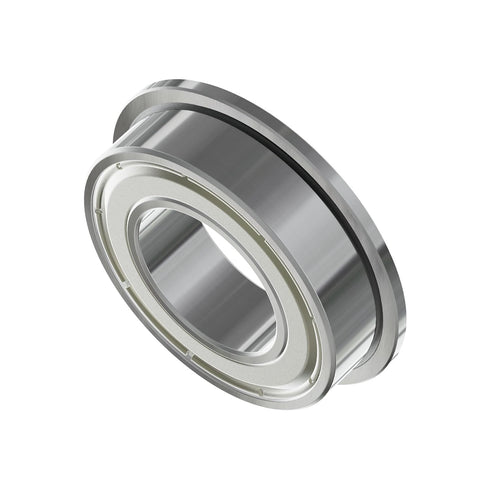 F684ZZ 10PCS Flange Ball Bearing, 4×9×4mm Double Metal Shielded for Industrial Machine and Power Tools