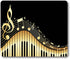 Smooffly Old Vintage Abstract Piano and Music Note Mouse Pad - Non-Slip Rubber Gaming Mouse Pad
