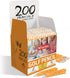 XFasten Golf Pencil without Erasers, Bulk 200-Pack #2 HB Presharpened Mini Pencils for Kids School Games