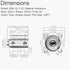 Pneumatic Air Cylinder 32mm Bore 25mm Stroke, Thin Double Action Hydraulic Cylinders SDA 32 X 25