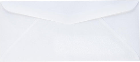 LUX Paper #9 Window Envelopes, 3 7/8" x 8 7/8", White with Security Tint, 500 Pack