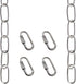ECUDIS 20 Feet Pendant Light Fixture Chain, Lighting Hanging Chain Extension with Connection Locks, Lighting Chain
