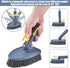 Brush,4 1 54.7'' Shower Cleaning in Tile Tub Shower Scrubber with Long Handle Stiff Bristles Sponge Brush Grout Brush