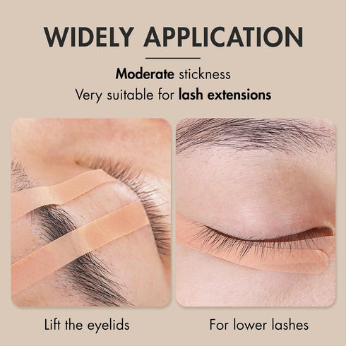 800 Pcs Eyelash Extension Tape Lash Tape - Breathable Micropore Medical Tape for Sensitive Under Eye Use