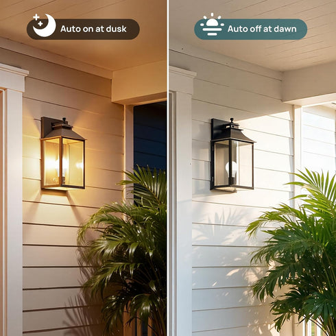 Bulbs A19 Bulbs 9.5W Bulbs, 75 1200 E26 2700K 4 Pack Linkind Dusk to Dawn Light Outdoor, Sensor Led Automatic On/Off
