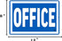 Rogue River Tactical Office Metal Tin Sign, Business Retail Store Home Large Restaurant Bar Office Hotel Blue