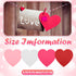 Kosiz 4800 Sheets Valentine's Day Heart Shape Sticky Note 3 x 3 Inch, 4 Colors Red Pink Cute Memo Pads for School Office