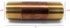 Metal Magery Brass Long Nipple 3/4" X 3/4", 3" Length, Male NPT Pipe Fitting