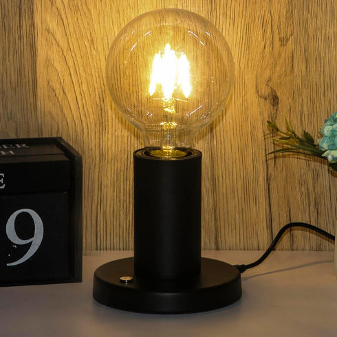 Dimming G95 Bulb Touch Control Table Lamp Bedside Minimalist Desk Lamp Modern Table Lights Metal Table Lamps with LED