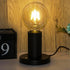 Dimming G95 Bulb Touch Control Table Lamp Bedside Minimalist Desk Lamp Modern Table Lights Metal Table Lamps with LED