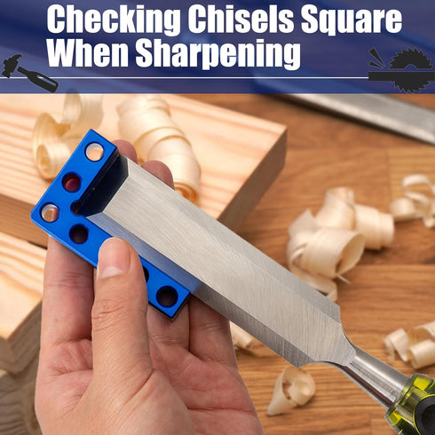 Mini Small Square Center Finder, 90 Degree Precision Measuring Tool, Woodworking Machinist Square Gauge for Layout