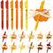 Pasimy 24 Set Fall Sticky Notes and Pens Set - Classroom Gifts, Fall Party Favors, Thanksgiving Pens, Pumpkin Maple