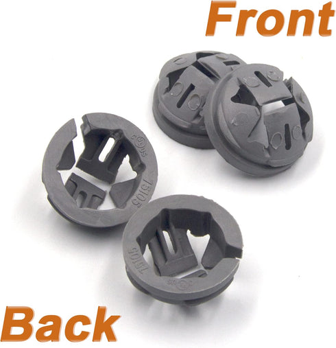 ISPINNER 50pcs 3/8 Inch Trade Size Non-Metallic Button Push-in Cable Connectors, Fits for 1/2 Inch Knockouts