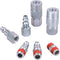 WYNNsky Air Tool Coupler and Plug Kit, 1/4 Inch NPT Fittings, 7 Piece with Storage Case