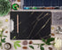 WAVEYU Hardboard Office Clipboard, Decorative Marble Design Clipboard for Students and Office Use