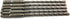 TEMO 5 pc SDS-Plus Rotary Hammer Drill Bit Set (1/4x 4 x 6 Inch) for Concrete, Cement, Stone