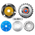 5 Pieces Wood Carving Disc Grinding Wheel Shaping Disc Set (12 Teeth, 6 Teeth, 22 Teeth, 4 1/2)