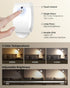 3 360 Dimmable 1 Pack) LED Wall Mounted Lights, Rechargeable Wall Sconces Lamp, Color Temps & Remote and Touch