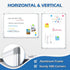 DOLLAR BOSS Magnetic Dry Erase Board, 24 x 18 Inch Double-Sided Whiteboard for Office, School, Home with 8 Magnets