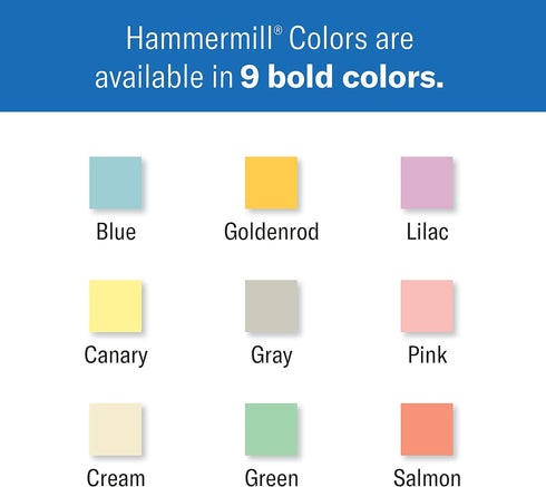 Hammermill 24 lb 8.5 11 104349R 1 (500 Colored Paper, Goldenrod Printer Paper, x - Made in the USA, Pastel Paper