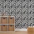 6ft 2ft Removable Wallpaper x - Cow Print Black White Farm Animal Cattle Dairy Milk Custom Pre-Pasted Wallpaper by