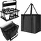 Reusable 6 Cup Drink Carrier with Handle and Insulated Bag for Hot