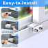 HYIEOU (2 Sets), Sliding Window Locks Secure Window Lock with Key, Window Locks for Up and Down Windows & Horizontal