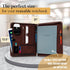 Premium Folio Cover Compatible with Rocketbook - Letter Size A4 Portfolio Organizer, Faux Leather Reusable Notebook