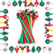 Zonon 48 Pieces Christmas Gel Ink Pens, Novelty Rollerball Pens with Christmas Characters for Office Supplies