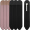 JANKOW Pen, Pencil Holder Sticker for Notebooks, Elastic Pocket Pouch for Stylus Pens - 6Pcs (3 x Black, 3 x Pink)