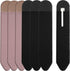 JANKOW Pen, Pencil Holder Sticker for Notebooks, Elastic Pocket Pouch for Stylus Pens - 6Pcs (3 x Black, 3 x Pink)