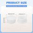 68Pcs 13/16" 3/8"(DxH) Holes(18mm), MECCANIXITY Plastic Hole Plugs, x Hole Cover Tubing End Cap for Round Table Chair