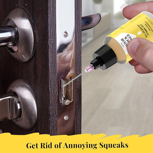 Qucship 1 oz Door Hinge Lubricant Needle Oiler, Upgraded Squeaky Door Hinge Lubricant for Lock, Tools, Bicycles