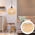 Vintage Bamboo Hanging Chandelier Lamp Shade