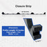 Duco 12 Inch Inside Profile R Panel Foam Closure Strips for Metal Roofing Panels - 3 Feet Long, Black Ribbed