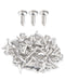 #6 x 1/2" Wood Screws, 100PCS Truss Head Phillips Self Tapping Screws, 18/8 Stainless Steel by IMSCREWS