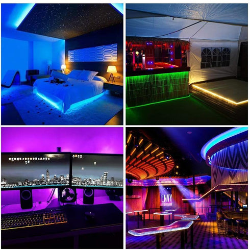 WS2812B 3.3FT/1M 60LEDs/m Programmable 5050SMD IP30 DC5V SEZO LED Strip Light Individually Addressable Digital RGB