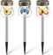 SUNWIND Solar Garden Lights Outdoor Decorative - 3 Pack Decorative Butterfly Glass Jar