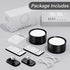 Remote,3 Dimmable 360 Reading,Bedroom,Closet,2 Pack LED Wall Mounted Lights,Rechargeable Battery Operated Wall Sconce