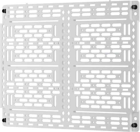 Legrand - OnQ Universal Mounting Plate 10 Inch, Secure Devices in Structured Media Enclosure, White, AC1040F