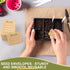 Joyberg 156 PCS Seed Envelopes - 3.15”x 4.72” Kraft Seed Saving Envelopes, Self Sealing Mini Envelopes for Seed